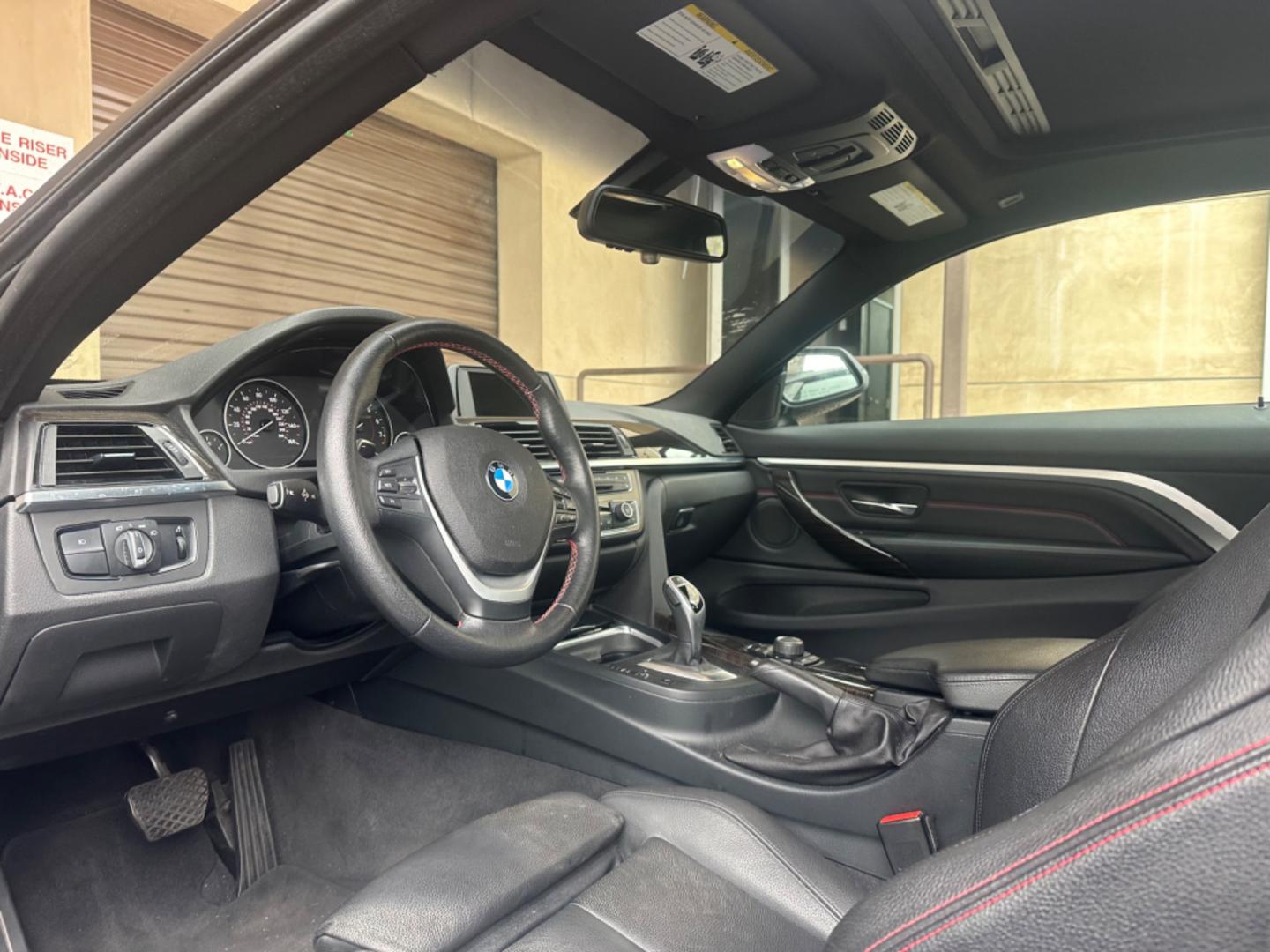 2015 Black BMW 4-Series 435i coupe (WBA3R1C55FK) with an 3.0L V6 DOHC 24V engine, 8-Speed Automatic transmission, located at 30 S. Berkeley Avenue, Pasadena, CA, 91107, (626) 248-7567, 34.145447, -118.109398 - Crown City Motors is a used “Buy Here Pay Here” car dealer in Pasadena CA. “Buy Here Pay Here” financing, means that when you purchase your vehicle from our dealership, that you make the payments to the dealership as well. We do not need the banks approval to get you approved for a used auto - Photo#10